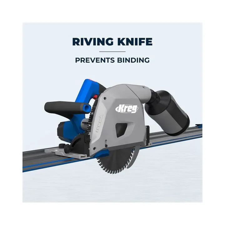 Kreg 120V 48T Adaptive Cutting System Plunge-Cut Track Saw 6