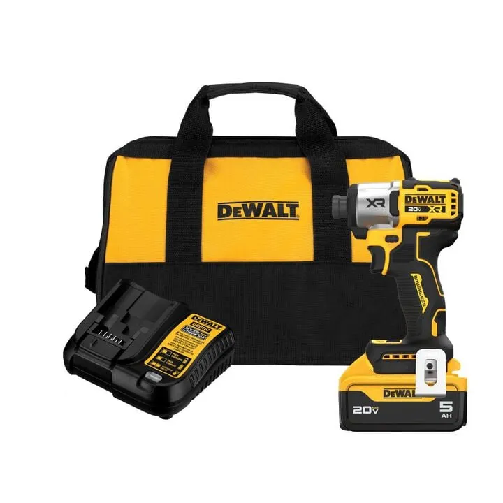 DEWALT 20V MAX XR 1/4 Inch Impact Driver Kit - High-Performance Cordless Precision