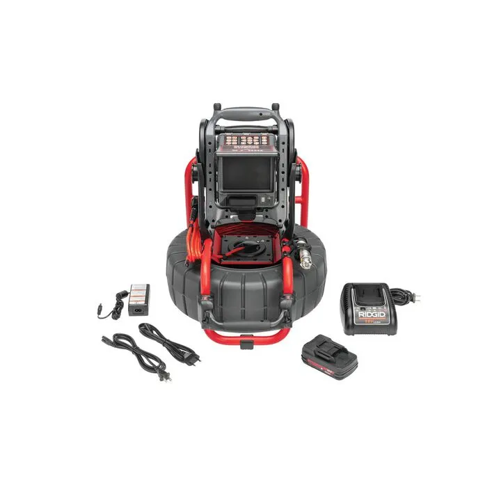 Ridgid SeeSnake Compact2 Inspection Camera System with Integrated Monitor, Battery, and Charger 1