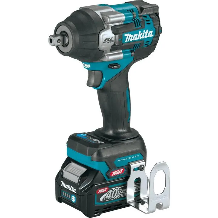 Makita 40V max XGT Brushless 1/2in Square Drive Impact Wrench Kit with Detent Anvil 1