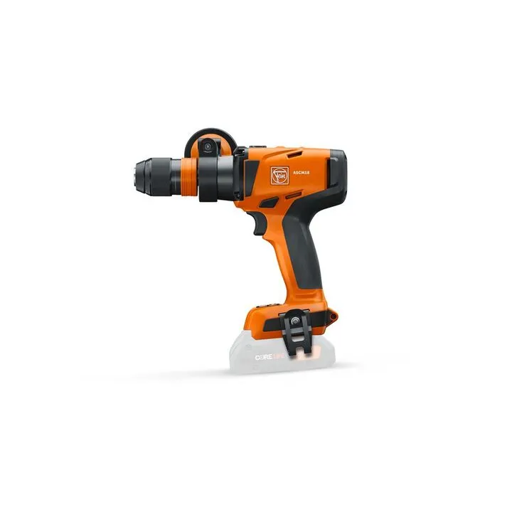 Fein 18V ASCM18-4 QMP AS High Torque QuickIN Cordless Hammer Drill/Driver Top Set 1