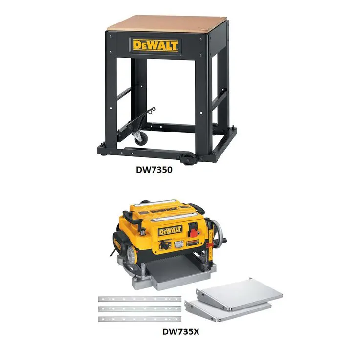 DEWALT Thickness Planer & Heavy-Duty Mobile Stand Bundle 1