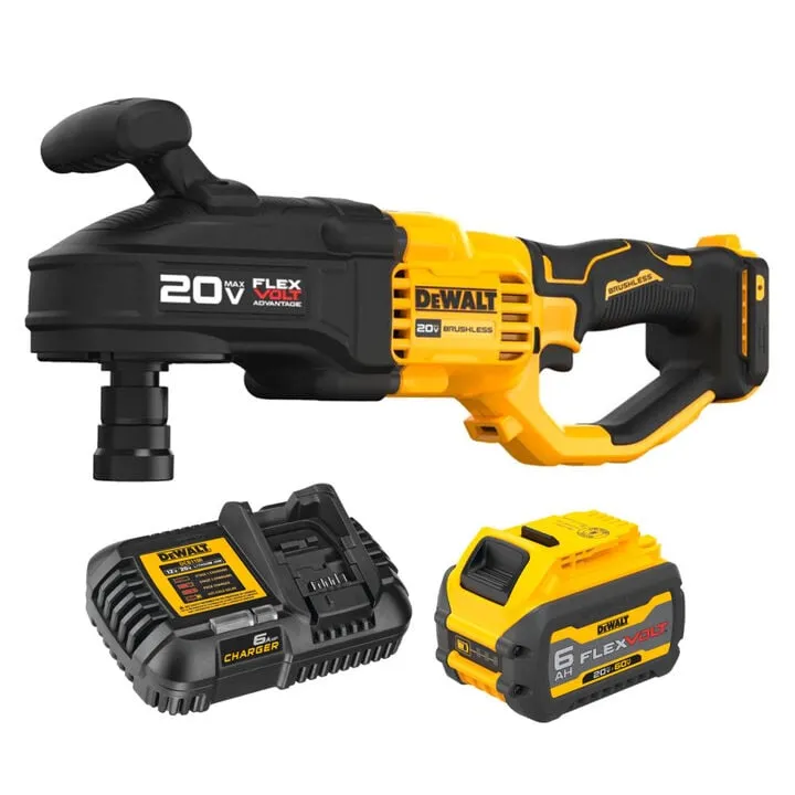 DEWALT 20V MAX 7/16 Inch Compact Stud and Joist Drill with FLEXVOLT Start Kit Bundle