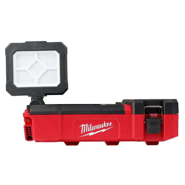 Milwaukee M12 PACKOUT Flood Light with USB & Dual Power Tower Light Bundle 7