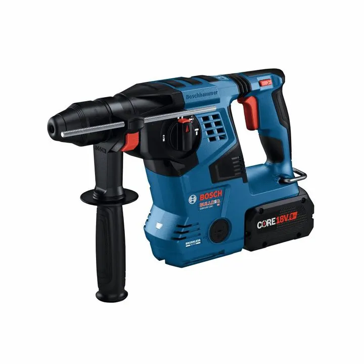 Bosch 18V Connected-Ready SDS-plus Bulldog 1-1/8in Rotary Hammer Kit with 2x CORE18V 8Ah Batteries 4