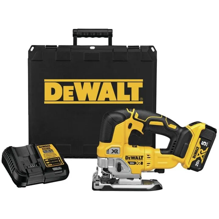 DEWALT XR 20V Max Cordless Keyless Jigsaw Kit - High-Performance Professional Cutting