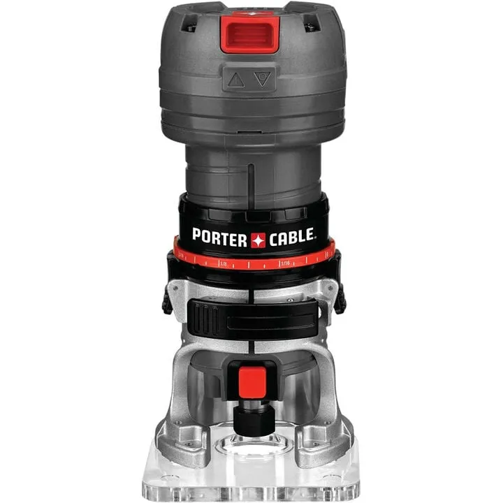 Porter Cable 4.5 Amp Single Speed 1/4 In. Laminate Trimmer - Professional Grade Edge Finishing