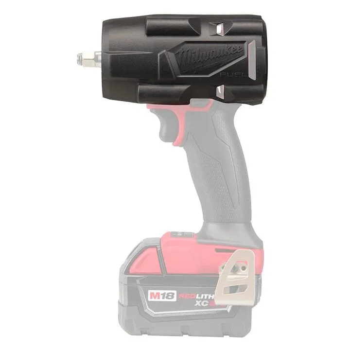 Milwaukee M18 FUEL 1/2 Inch Mid-Torque Impact Wrench Kit & Protective Boot Bundle 7