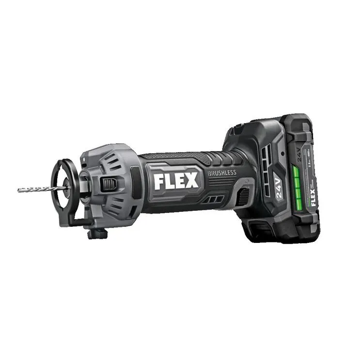 FLEX 24V Drywall Cut Out Tool Brushless Kit 4