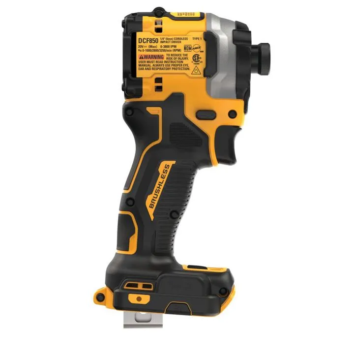 DEWALT ATOMIC 20V MAX 1/4in 3-Speed Impact Driver (Bare Tool) 3