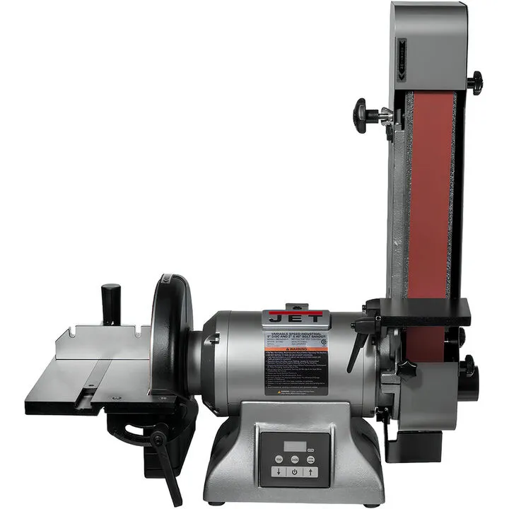 JET 2in x 48in Belt & 9in Disc Combination Industrial Grinder - Precision Variable Speed Performance