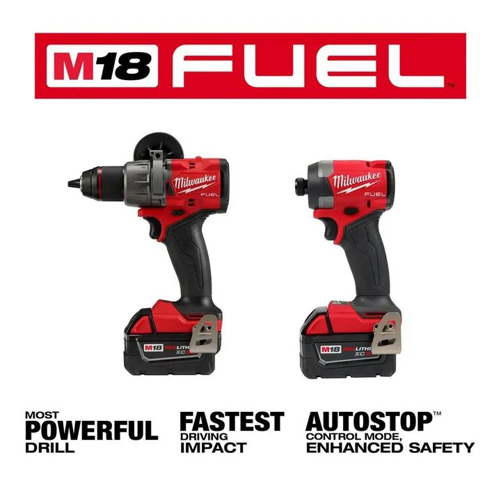 Milwaukee M18 FUEL 2-Tool Combo Kit with 28-Piece HOLE DOZER General-Purpose Hole Saw Set 1