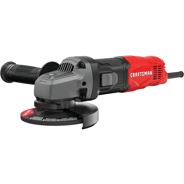 CRAFTSMAN 6 Amp 4-1/2 Inch Electric Small Angle Grinder - High-Performance Metalworking