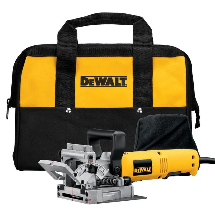 DEWALT Plate Joiner Biscuit Joiner Heavy Duty Kit - Precision Woodworking Joinery System 1