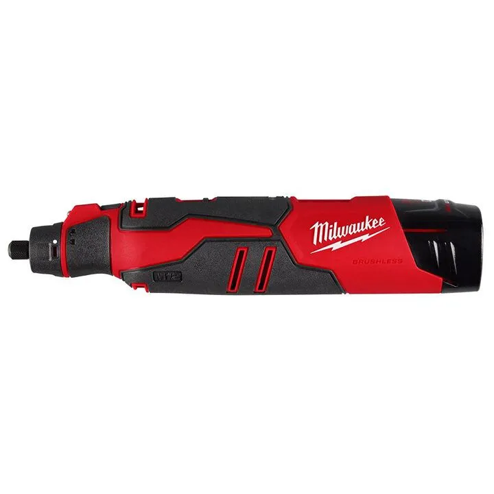 Milwaukee M12 Brushless Cordless Rotary Tool Kit - High-Performance Precision