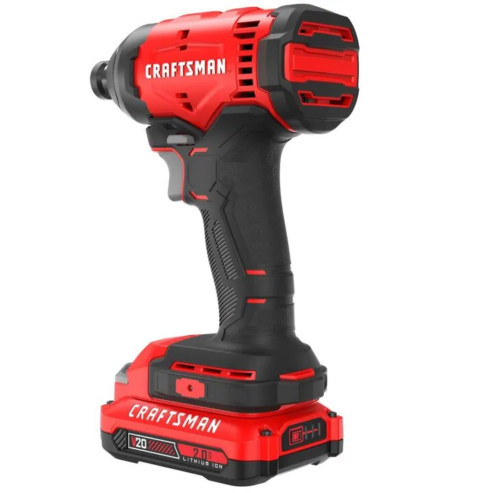 CRAFTSMAN 20V MAX 1/4 Inch Impact Driver Kit - High-Torque Cordless Performance 4