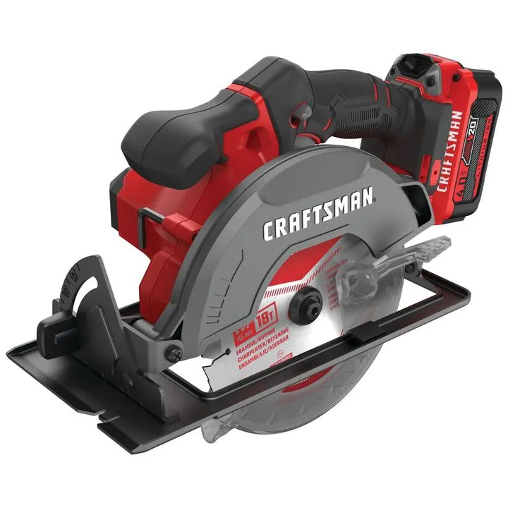 CRAFTSMAN V20 Cordless 6-1/2 Inch Circular Saw - Complete 1-Battery Kit 2