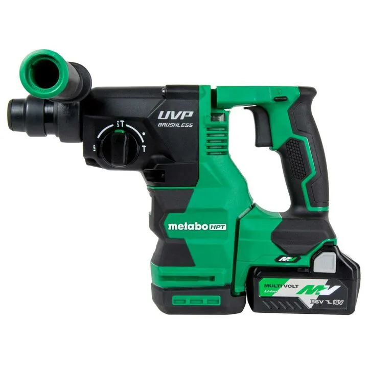 Metabo HPT 36V MultiVolt 1-1/8 Inch SDS Plus Rotary Hammer with UVP 4