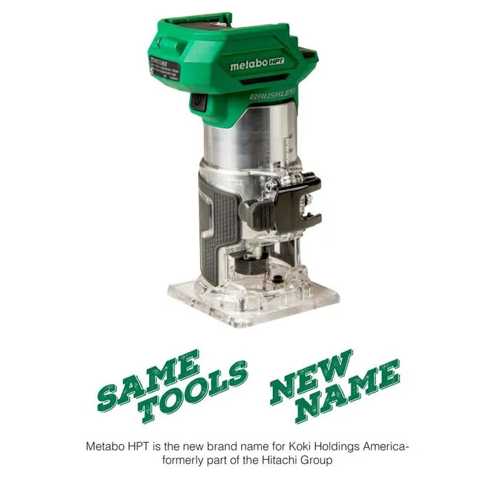 Metabo HPT 18V Cordless Trim Router (Bare Tool) - Precision & Performance 1