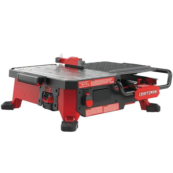 CRAFTSMAN V20 7-Inch Cordless Compact Wet Tile Saw - High-Performance Tile Cutting Solution