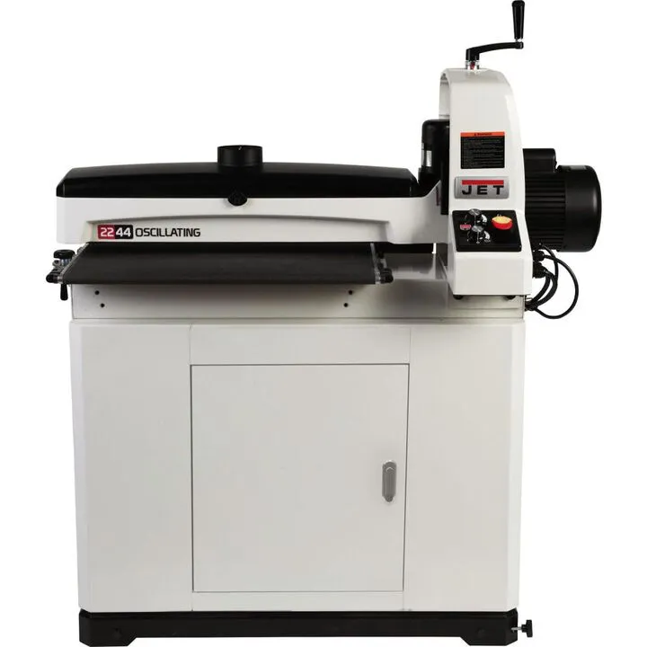 JET 22in x 44in Oscillating Drum Sander With Closed Stand - Professional Grade Precision 1