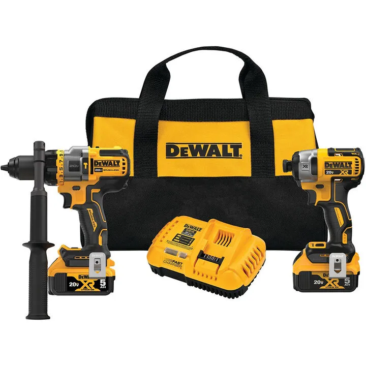 DEWALT FLEXVOLT Advantage 20V MAX 2-Tool Hammer Drill & Impact Driver Kit