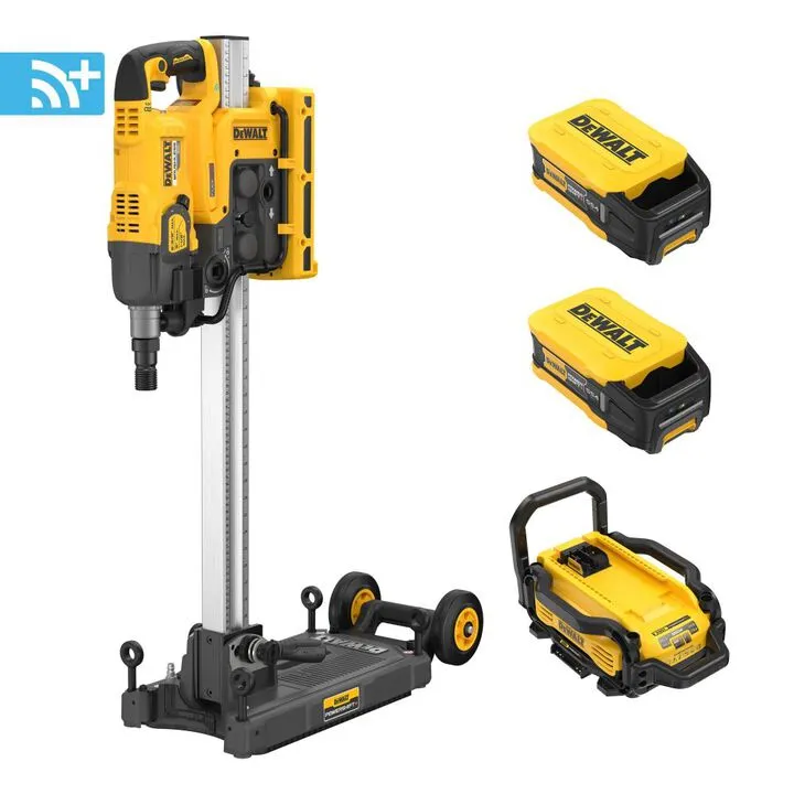 DEWALT POWERSHIFT 6-3/8 Inch Core Drill Stand Kit - Precision Engineered for Professional Concrete Drilling 2