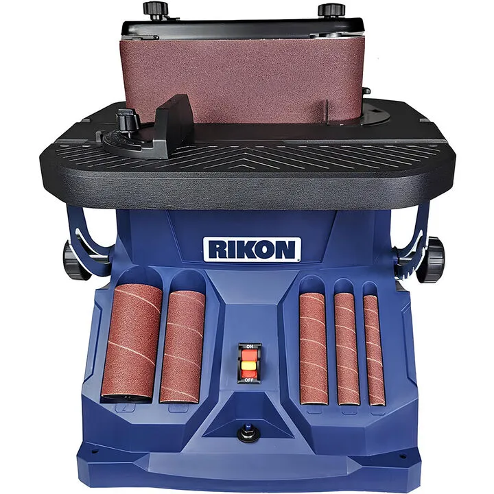 RIKON Benchtop Oscillating Belt/Spindle Sander - Precision Dual-Action Sanding Solution