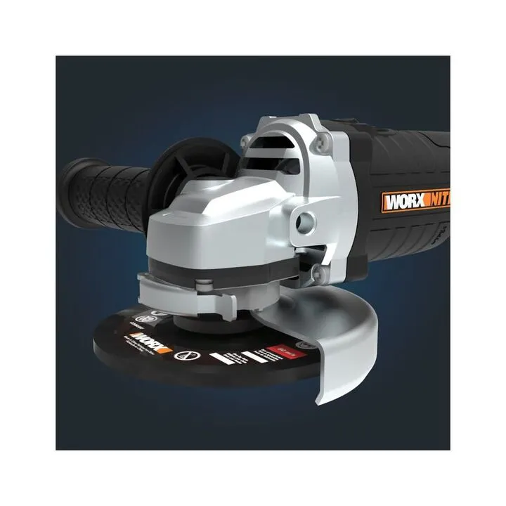 Worx 20V Power Share 4-1/2 in. Cordless Angle Grinder Kit with 2Ah Battery & Charger 3