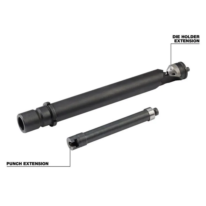 Milwaukee M12 FUEL Nibbler Die Holder Extension - 16 Gauge Precision Cutting 1