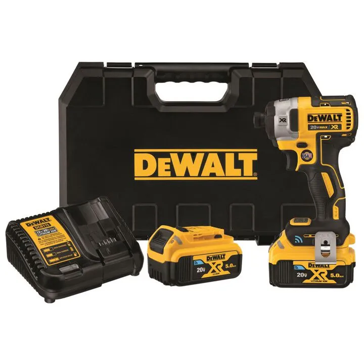 DEWALT 20V MAX XR Tool Connect Impact Driver Kit - Professional Grade Performance
