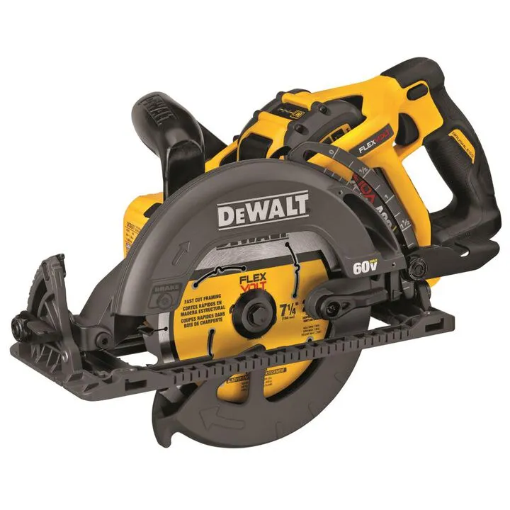 DEWALT FLEXVOLT 60V MAX 7-1/4-inch Worm Drive Style Circular Saw Kit (9.0Ah Battery) 1