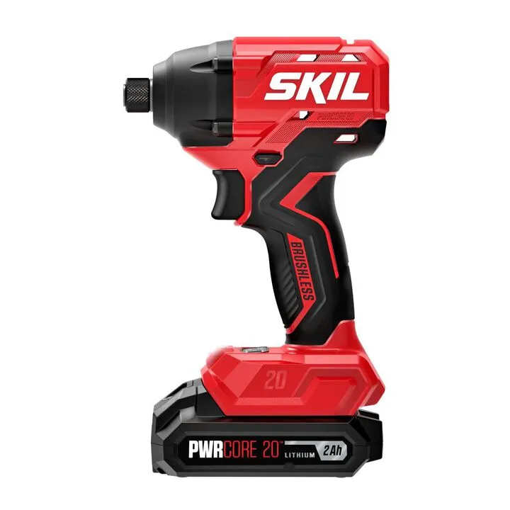 SKIL 20V Brushless 1/4 Inch Hex Impact Driver Kit - High-Performance Cordless Fastening 2