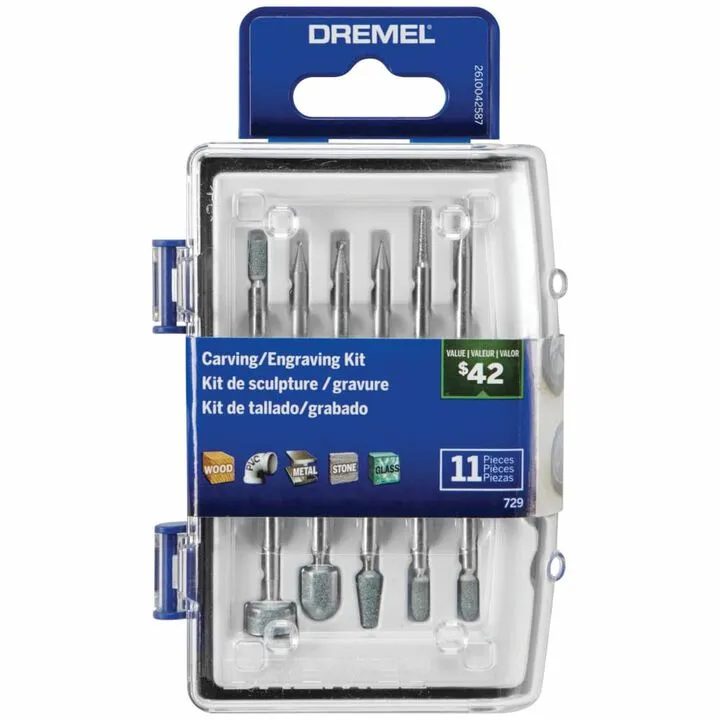 Dremel 120V Corded Rotary Tool Kit & Accessory Micro Kit - Professional Bundle 4