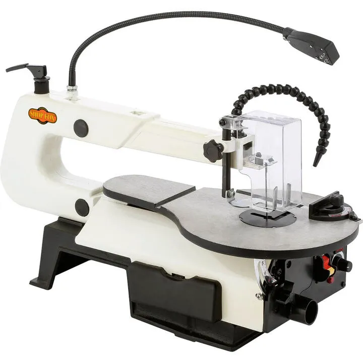 Shop Fox 16in Variable Speed Scroll Saw with Integrated Foot Switch 1
