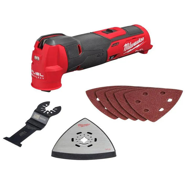 Milwaukee M12 FUEL 3-Tool Combo Kit: Drill Driver, Impact Driver & Oscillating Multi-Tool 4