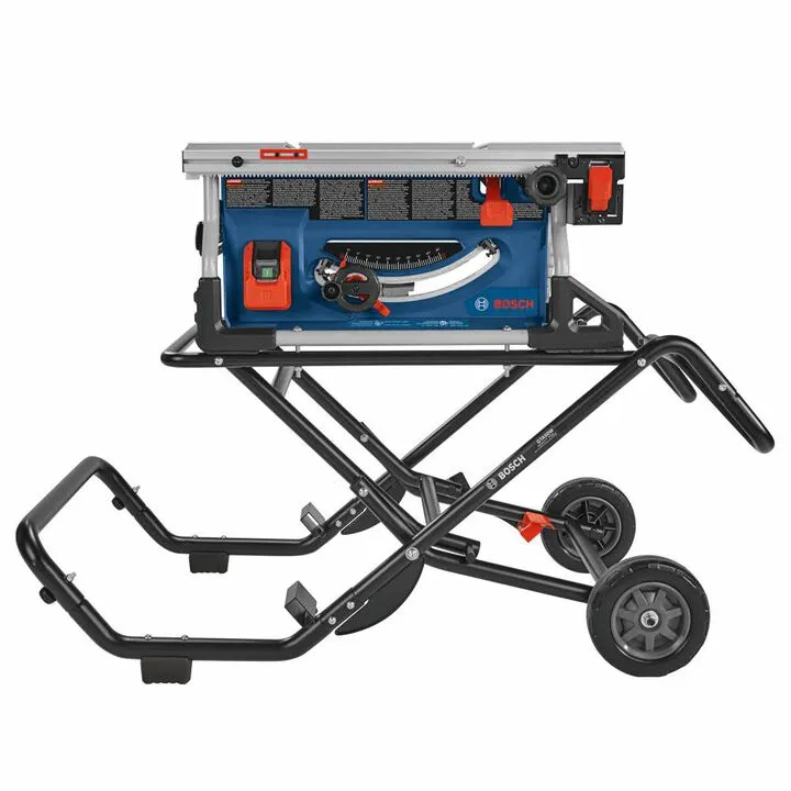 Bosch 10-Inch Jobsite Table Saw with Gravity-Rise Wheeled Stand & Dado Insert Bundle 7