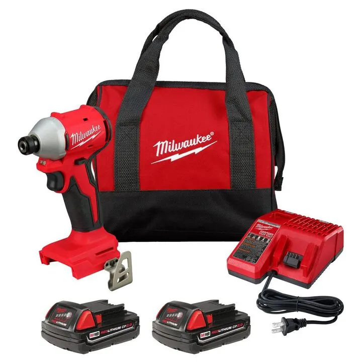 Milwaukee M18 Compact 1/4 in Hex Impact Driver Kit - Precision Performance for Daily Tasks