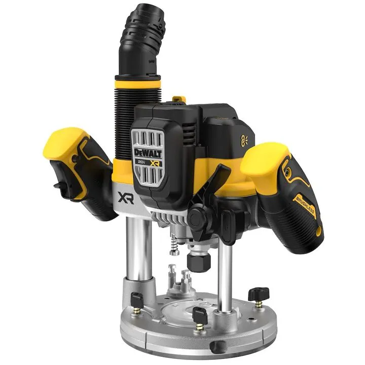DEWALT 20V MAX Cordless Plunge Router & Hydraulic Impact Driver Professional Bundle 4