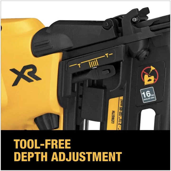 DEWALT 16-Gauge 2-1/2 Inch Finish Nailer & Premium Fastener Bundle 7