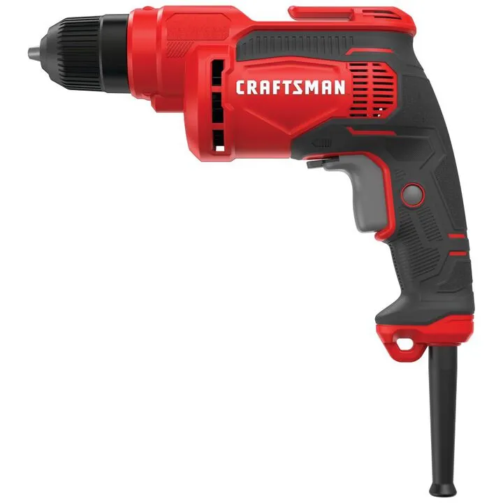 CRAFTSMAN 3/8 Inch Electric Drill/Driver (7 Amp) - Reliable Corded Performance 4
