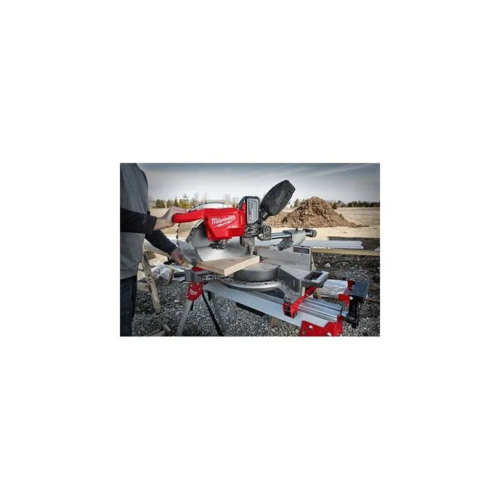 Milwaukee M18 12-Inch Miter Saw (Bare Tool) with Heavy-Duty Folding Miter Saw Stand Bundle 5