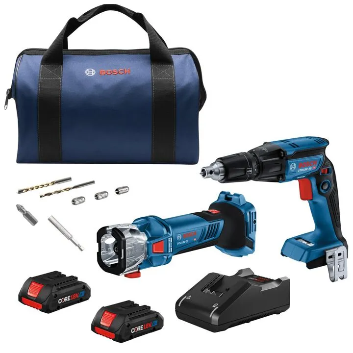 Bosch 18V 2-Tool Combo Kit (Factory Reconditioned)