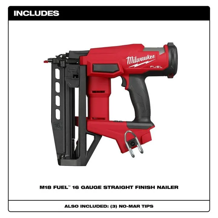 Milwaukee M18 FUEL 16 Gauge Straight Finish Nailer (Bare Tool) 2
