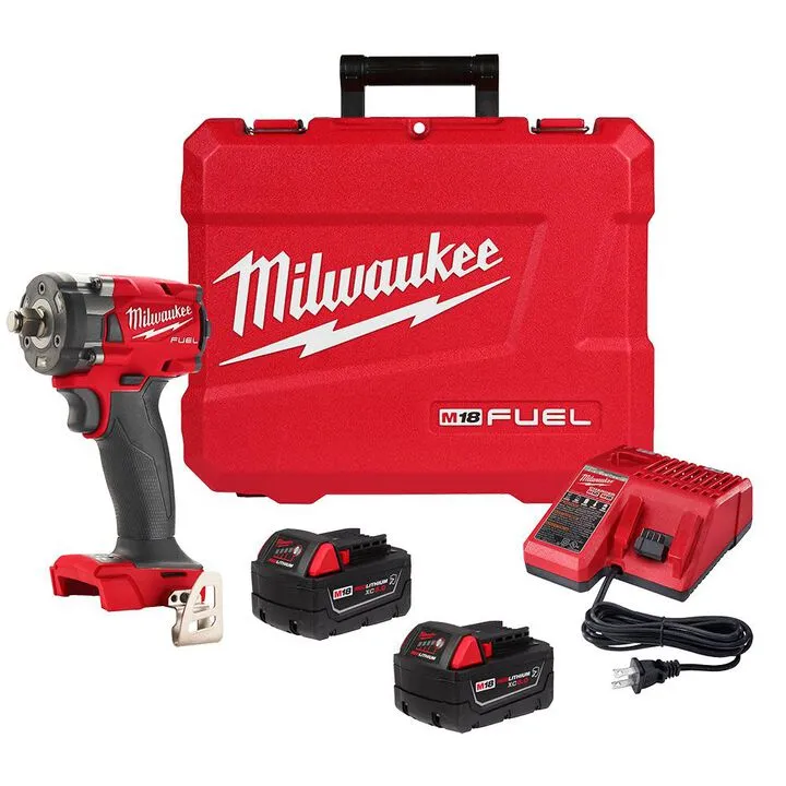 Milwaukee M18 FUEL 1/2 inch Compact Impact Wrench with Friction Ring Kit 4