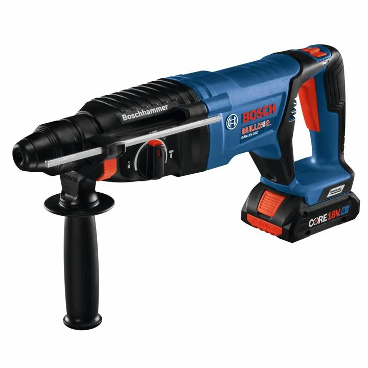 Bosch 18V EC SDS Plus Bulldog 1in Rotary Hammer Kit - Professional Performance 2
