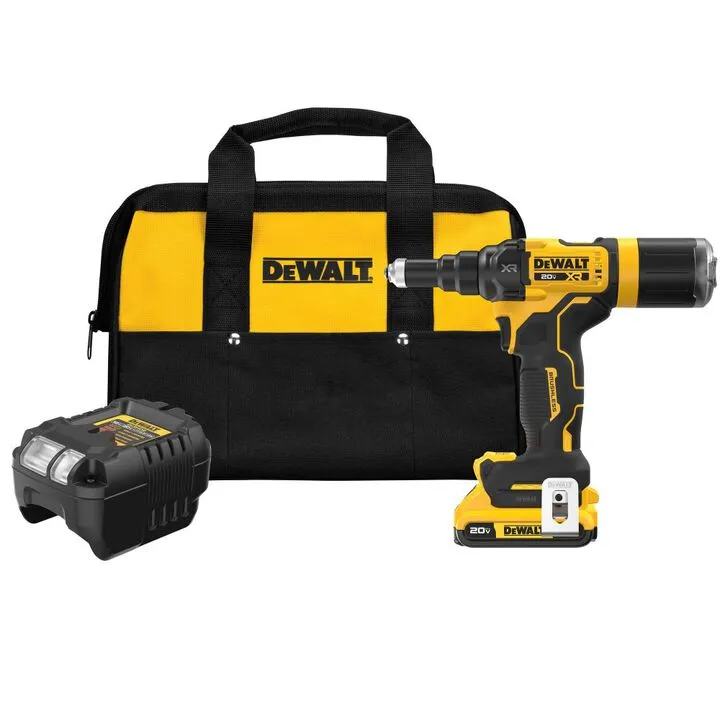 DEWALT 20V MAX XR 3/16 in. Cordless Rivet Tool Kit (2Ah) 1