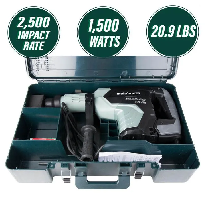 Metabo HPT 1-3/4 Inch SDS Max Rotary Hammer (DH45MEY) - Brushless Performance 1
