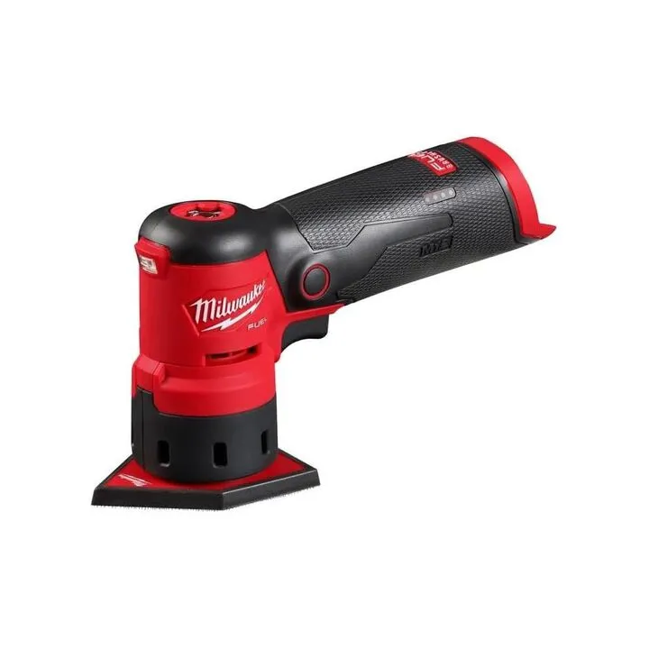 Milwaukee M12 Orbital Sander (Bare Tool) with Premium Mesh Sanding Sheet 12-Pack Bundle 2