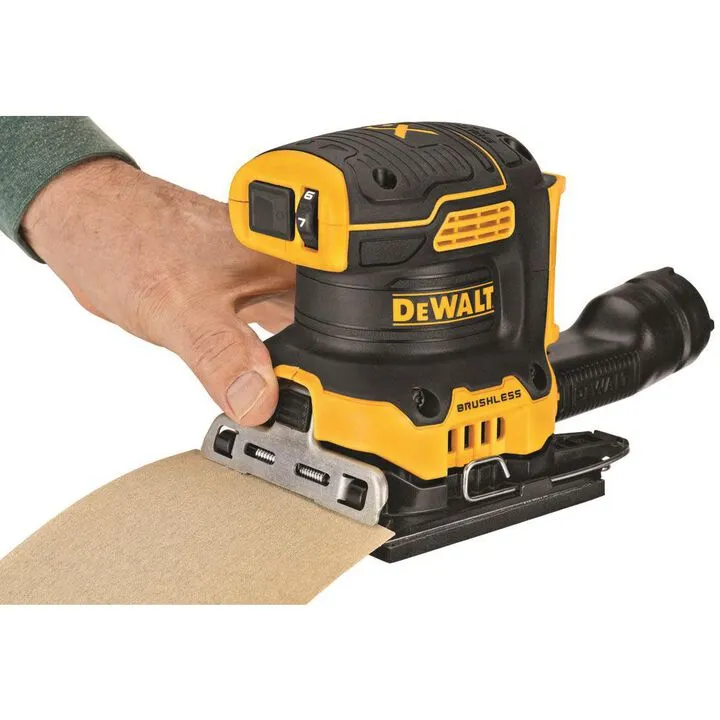 DEWALT 20V MAX XR Brushless Cordless 1/4 Sheet Variable Speed Sander (Bare Tool) 4